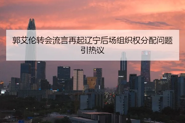 郭艾伦转会流言再起辽宁后场组织权分配问题引热议